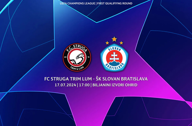 FC STRUGA TRIM LUM – SK SLOVAN BRATISLAVA